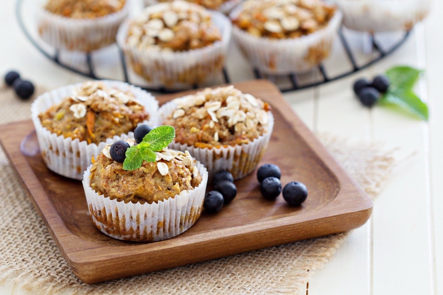 Healthy breakfast muffins